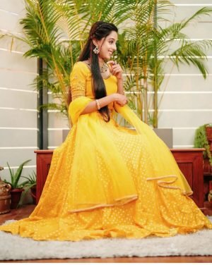 BRIDAL LEHENGA:LN23884